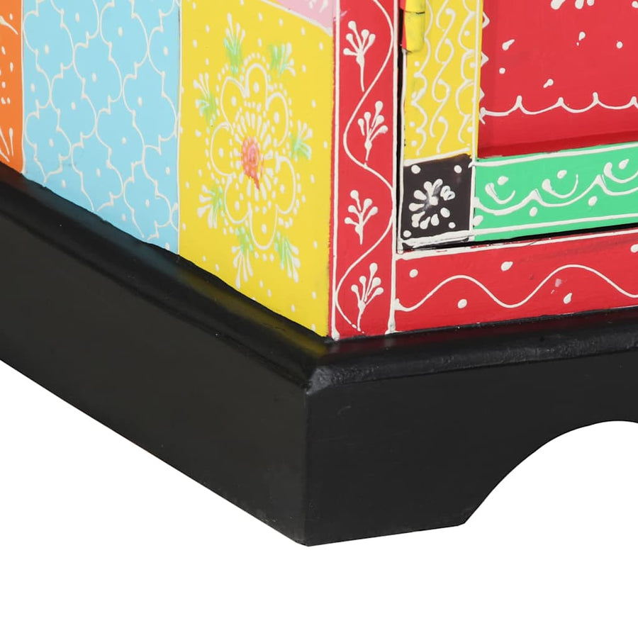 Wandtafel Met Plank Met Opslag Multikleur 50 X 30 X 70 Cm