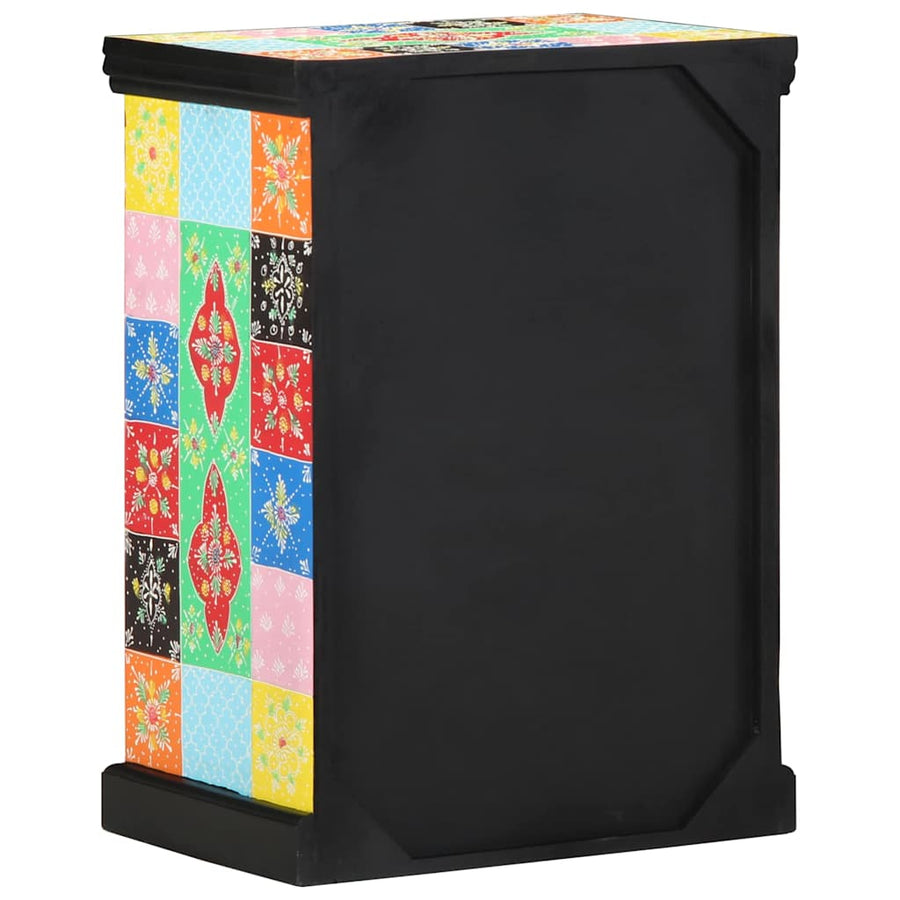 Wandtafel Met Plank Met Opslag Multikleur 50 X 30 X 70 Cm