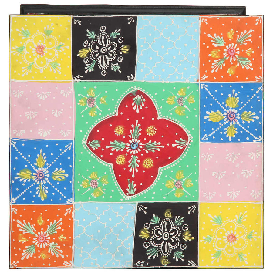Ladenkast Multikleur 40 x 40 x 60 cm Massief Mango Hout