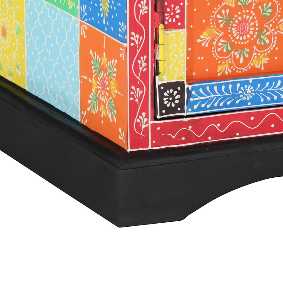 Tv-Kast Multikleur 100 X 35 X 50 Cm Massief Mango Hout