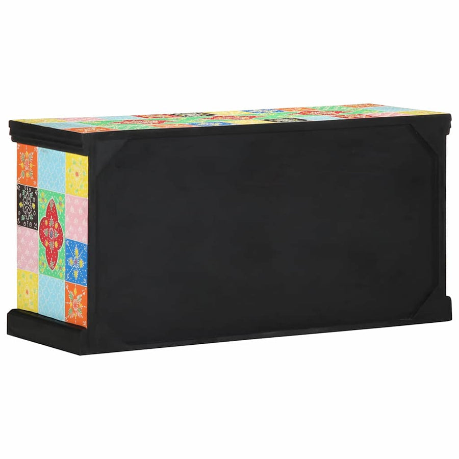 Tv-Kast Multikleur 100 X 35 X 50 Cm Massief Mango Hout