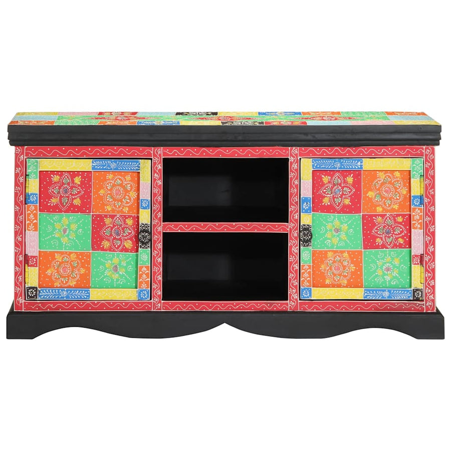 Tv-Kast Multikleur 100 X 35 X 50 Cm Massief Mango Hout