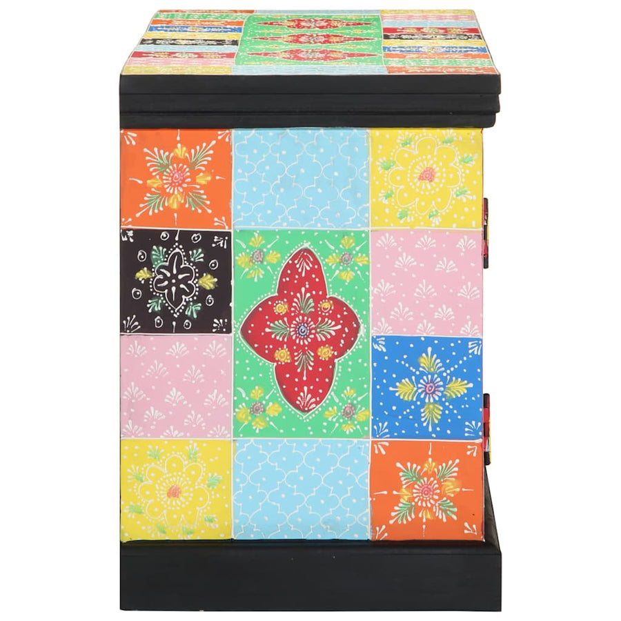 Tv-Kast Multikleur 100 X 35 X 50 Cm Massief Mango Hout