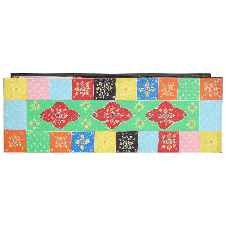 Tv-Kast Multikleur 100 X 35 X 50 Cm Massief Mango Hout