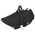 Dog Coat with Harness Waterproof Reflective Black L68