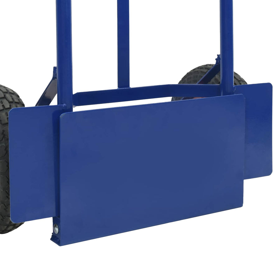 Handtrolley Blauw en Rood 57 x 46 x 113 cm Staal