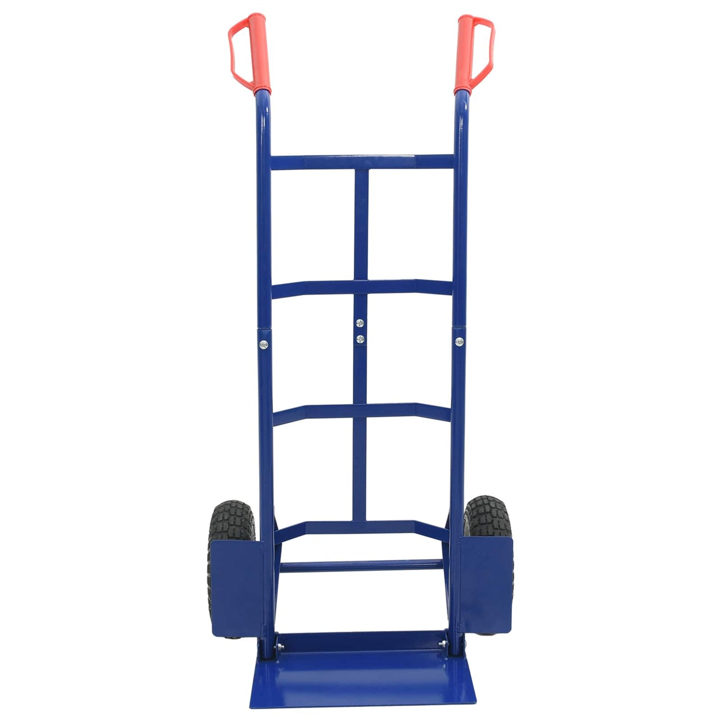 Handtrolley Blauw en Rood 57 x 46 x 113 cm Staal