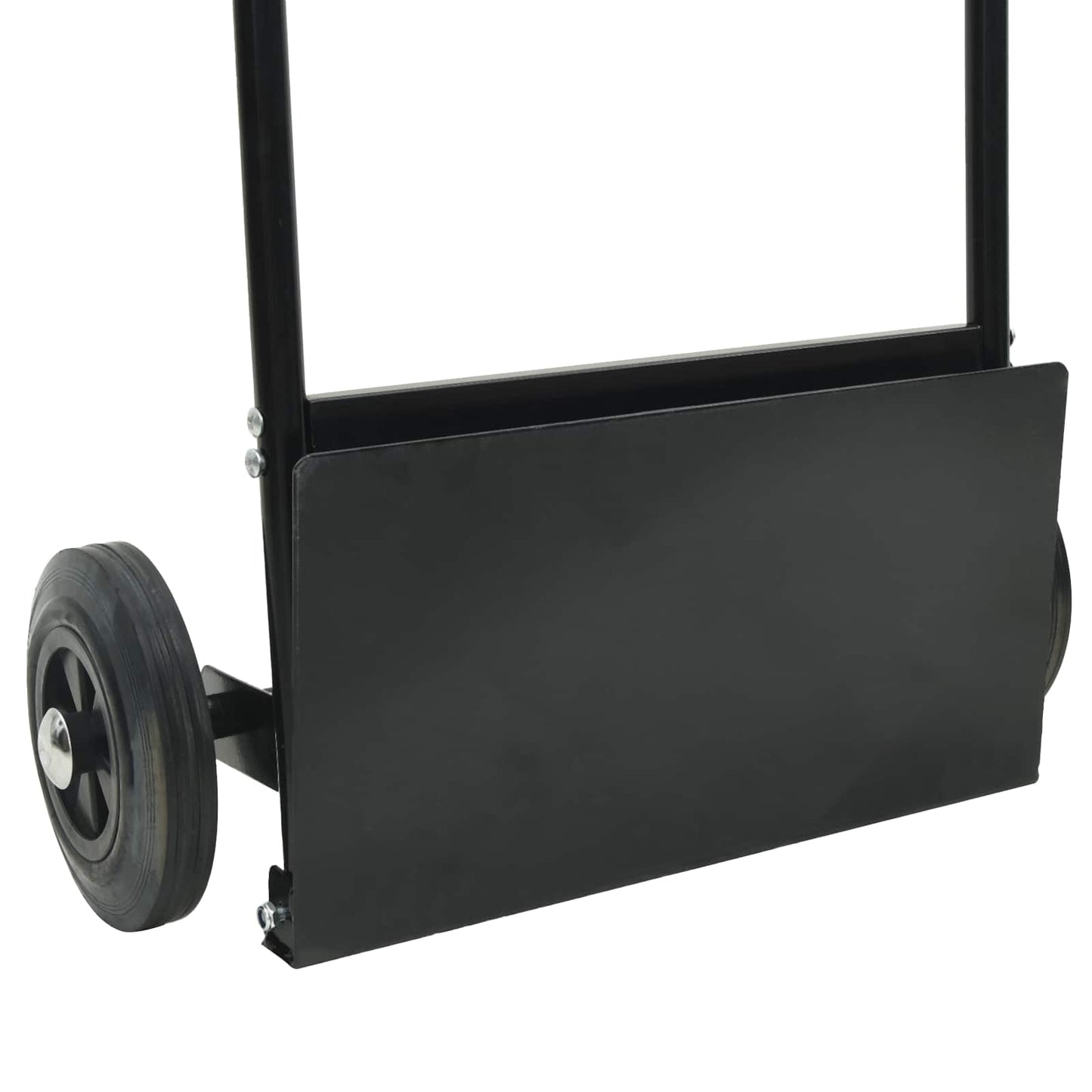 Handtrolley Zwart en Rood 63 x 43,5 x 110 cm Staal