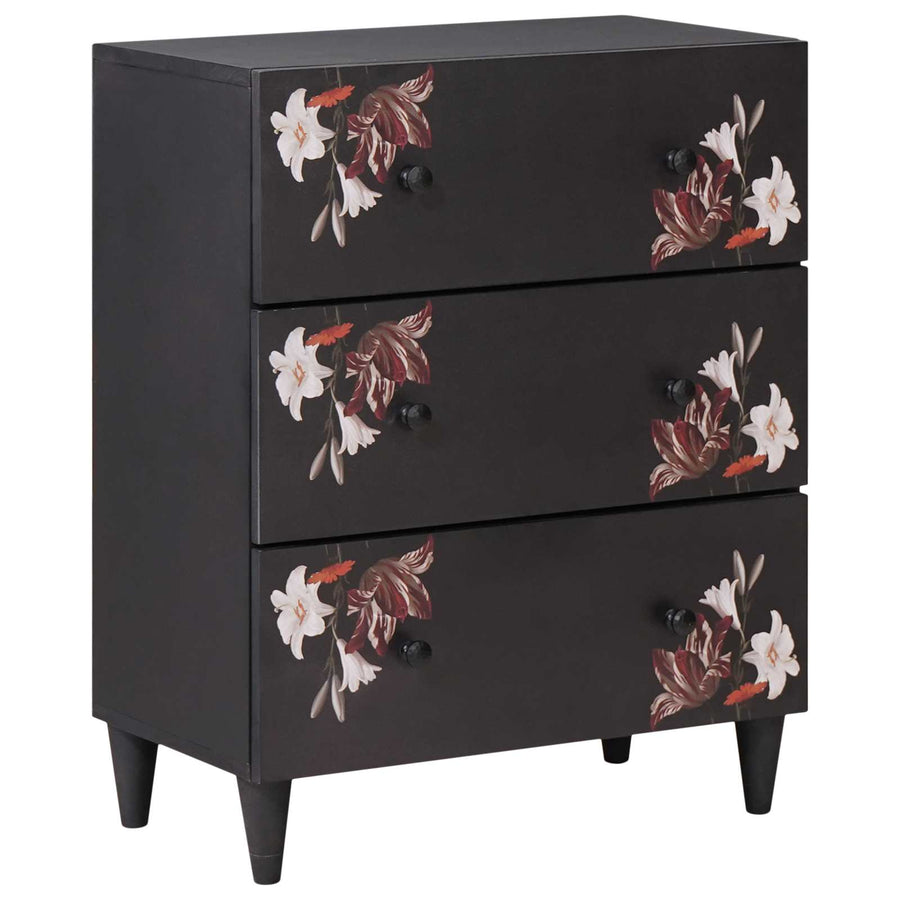 Opslagkasten 2 st 120 x 33 x 75 cm Massief Mango Hout