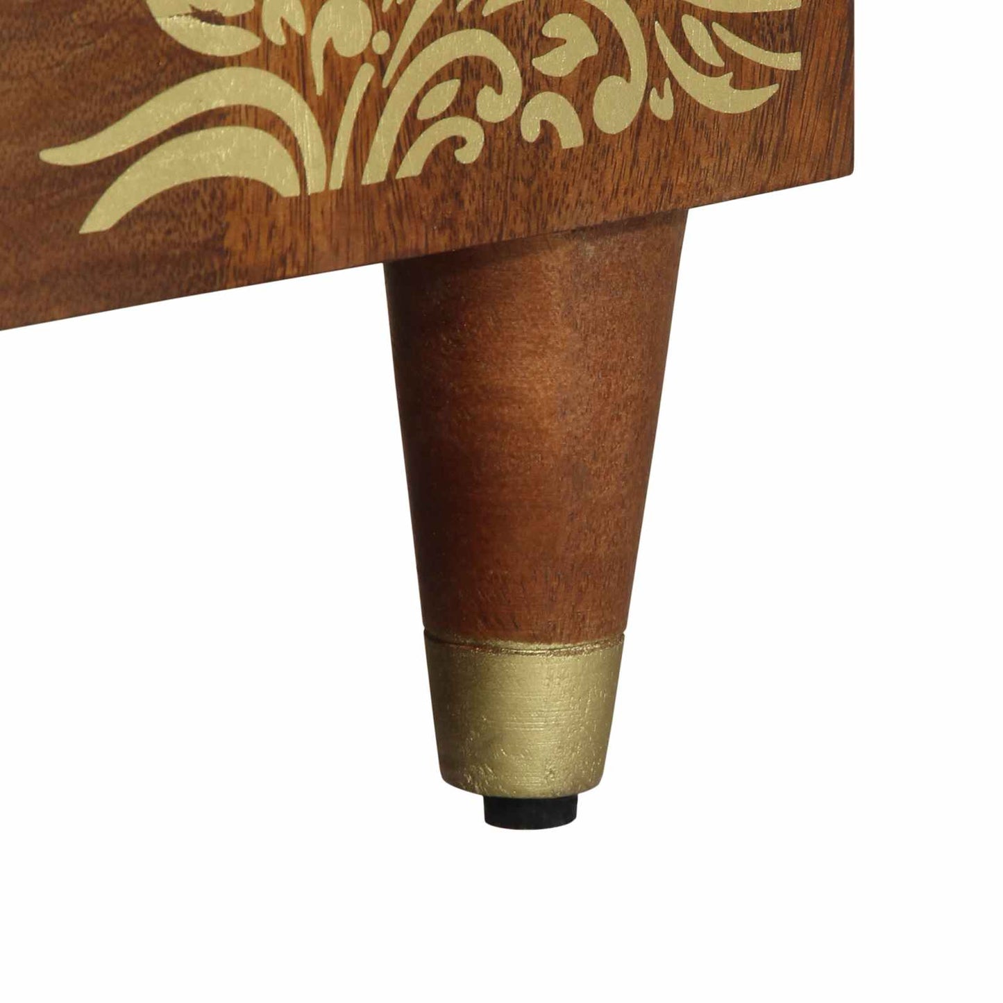 Badkamerkastenset 3 pcs Honingbruin en goud 180 x 33 x 75 cm