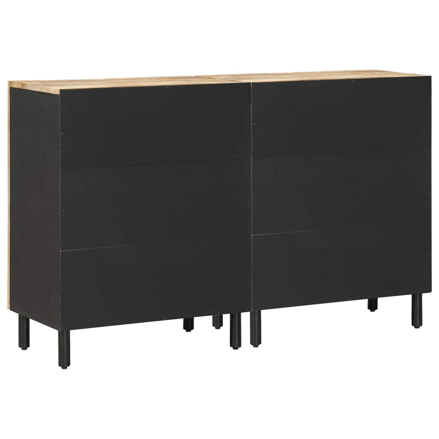 Opslagkasten 2 st 120 x 33 x 75 cm Massief Mango Hout