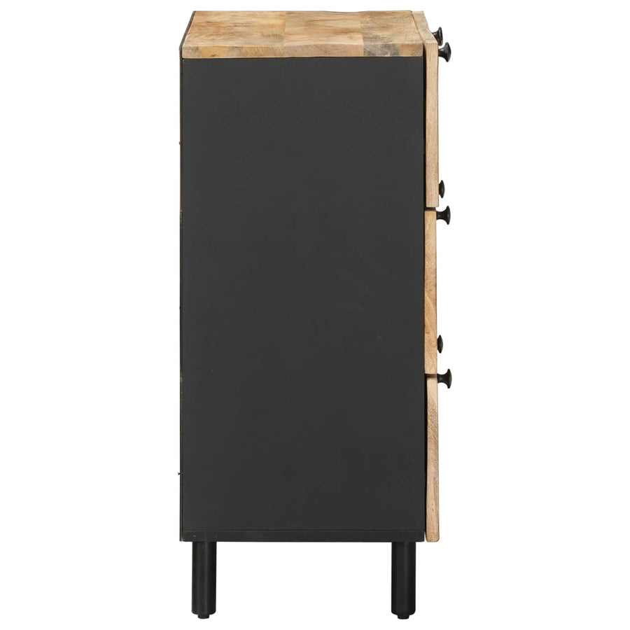 Opslagkasten 2 st 120 x 33 x 75 cm Massief Mango Hout