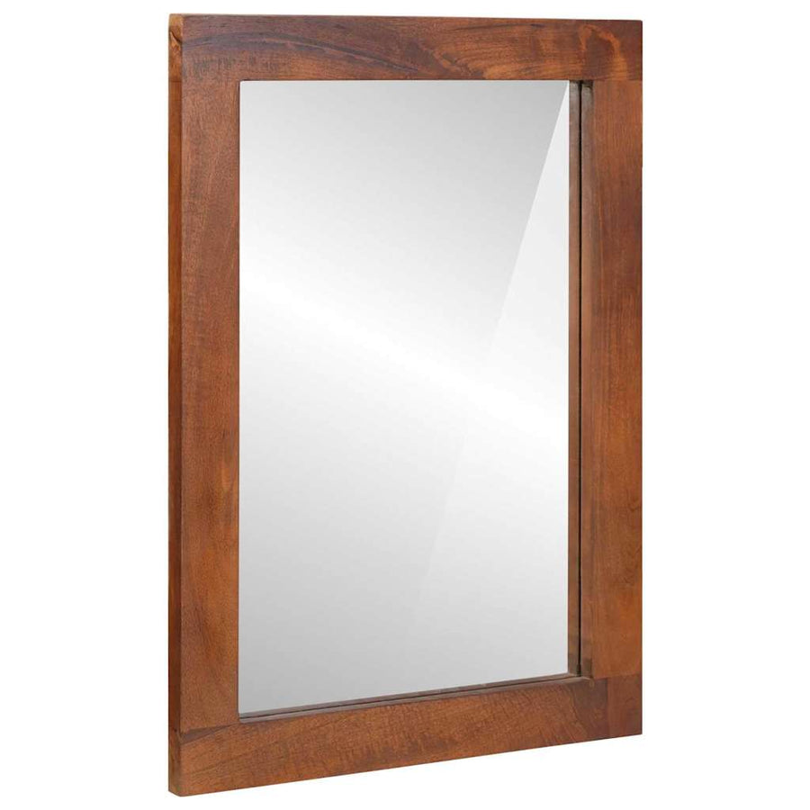 Badkamerkast Met Plank 2 Pcs Zwart En Goud Massief Mango Hout