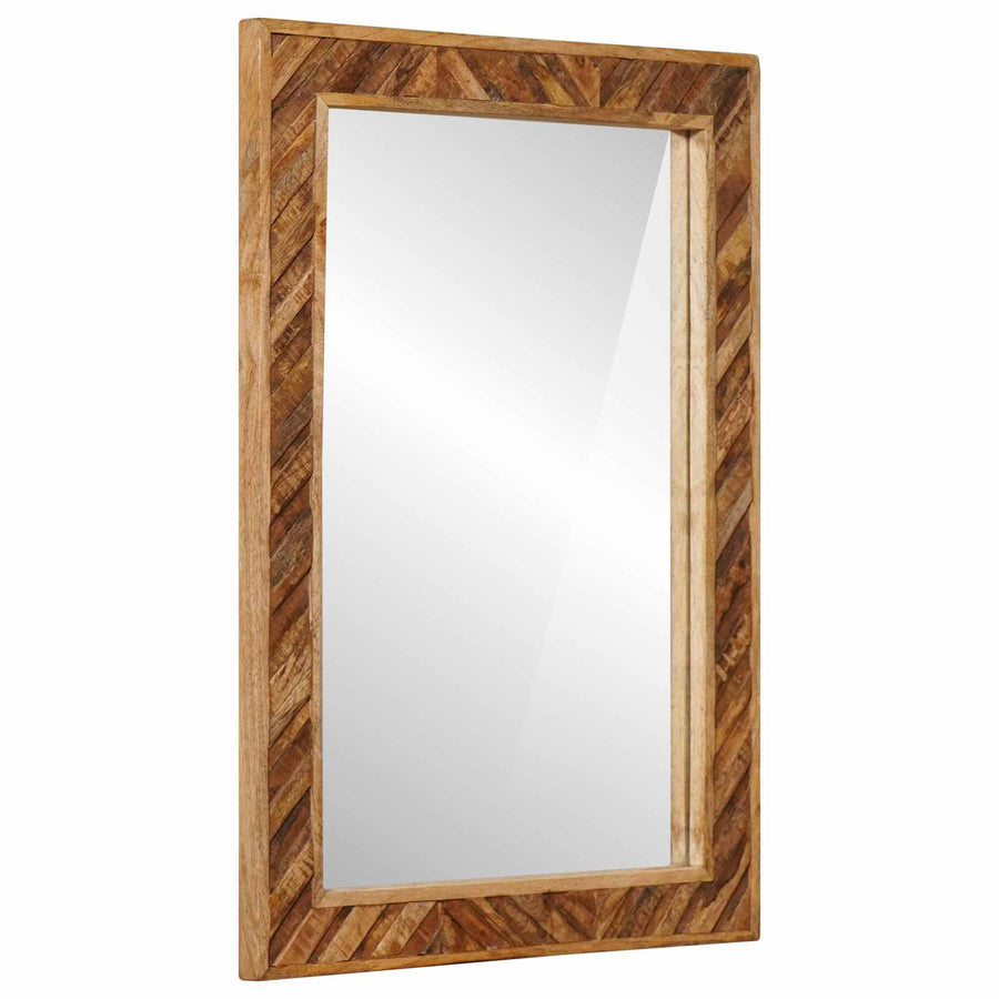 Badkamerkastenset Wandgemonteerd 2 pcs Massief Mango Hout