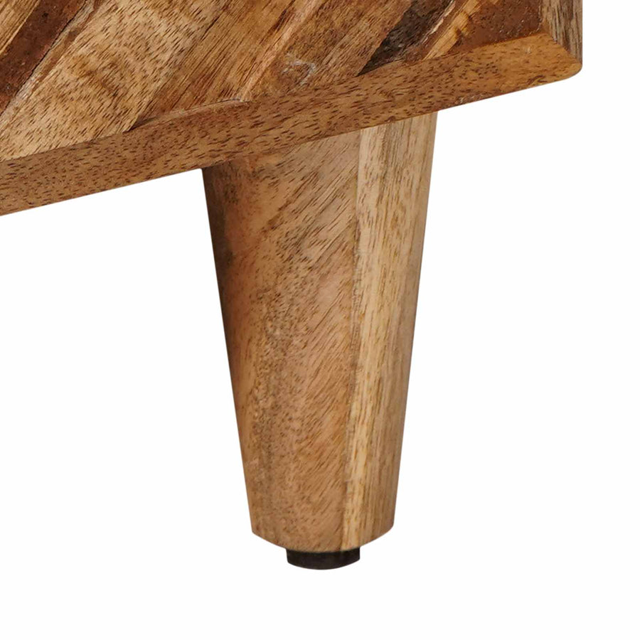 Badkamerkastenset met lade met opslag 3 pcs Massief Mango Hout