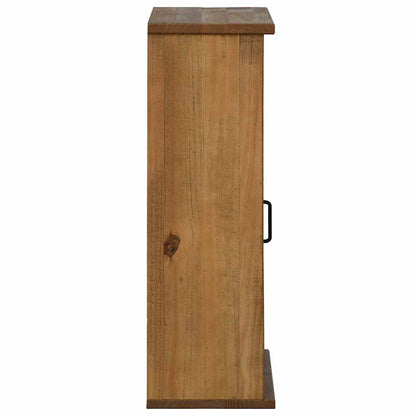 Bovenkast Halden Met Schuifdeur 49X22,5X70 Cm Grenenhout Naturel