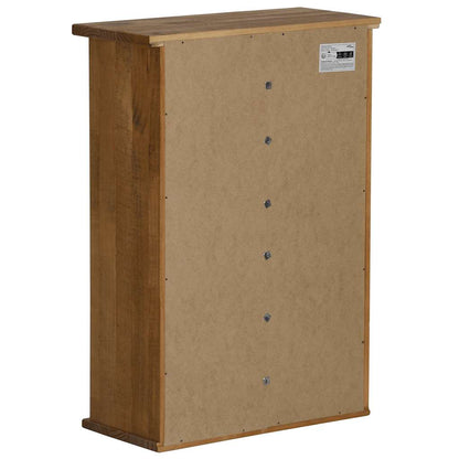 Bovenkast Halden Met Schuifdeur 49X22,5X70 Cm Grenenhout Naturel