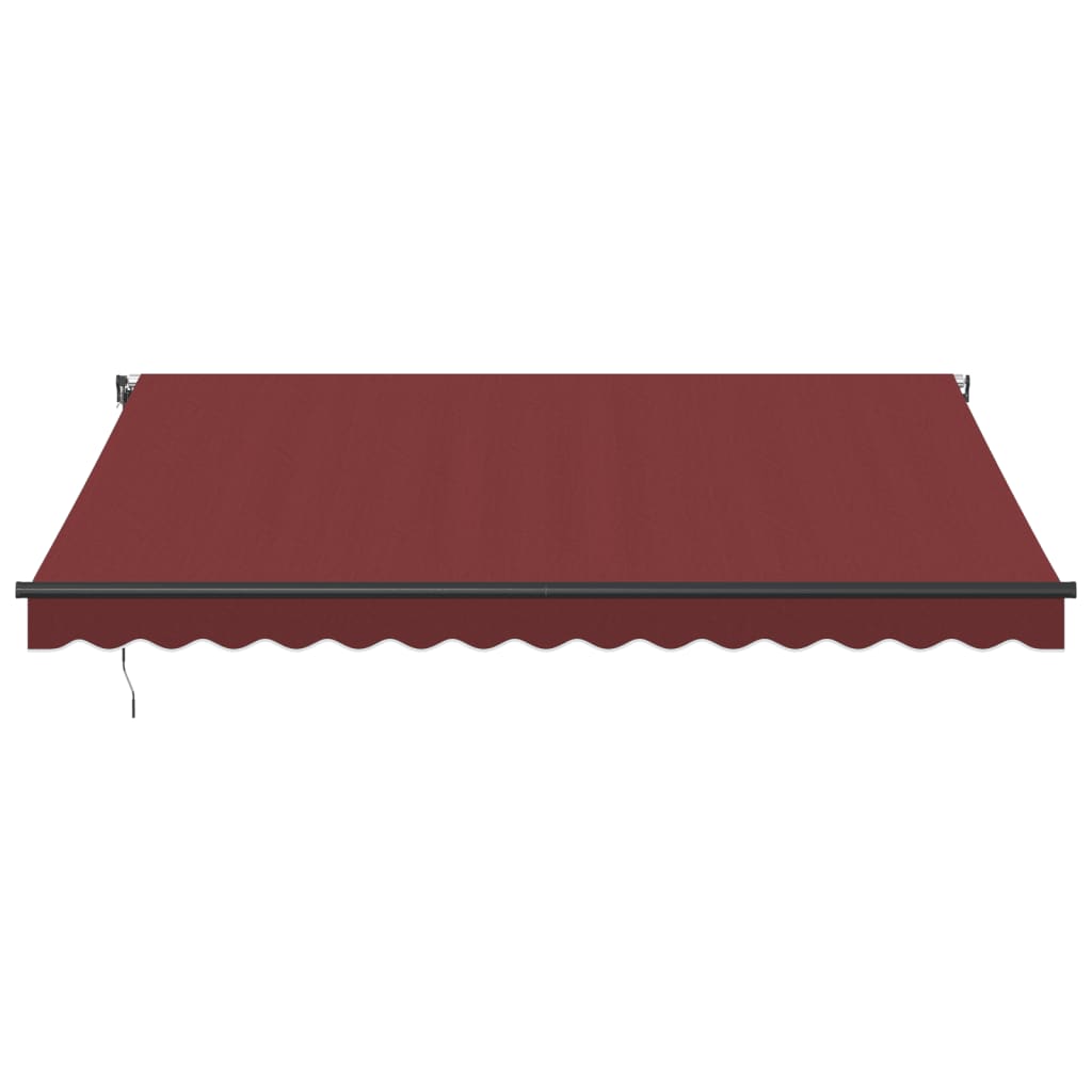 Luifel automatisch uittrekbaar 400x300 cm bordeauxrood