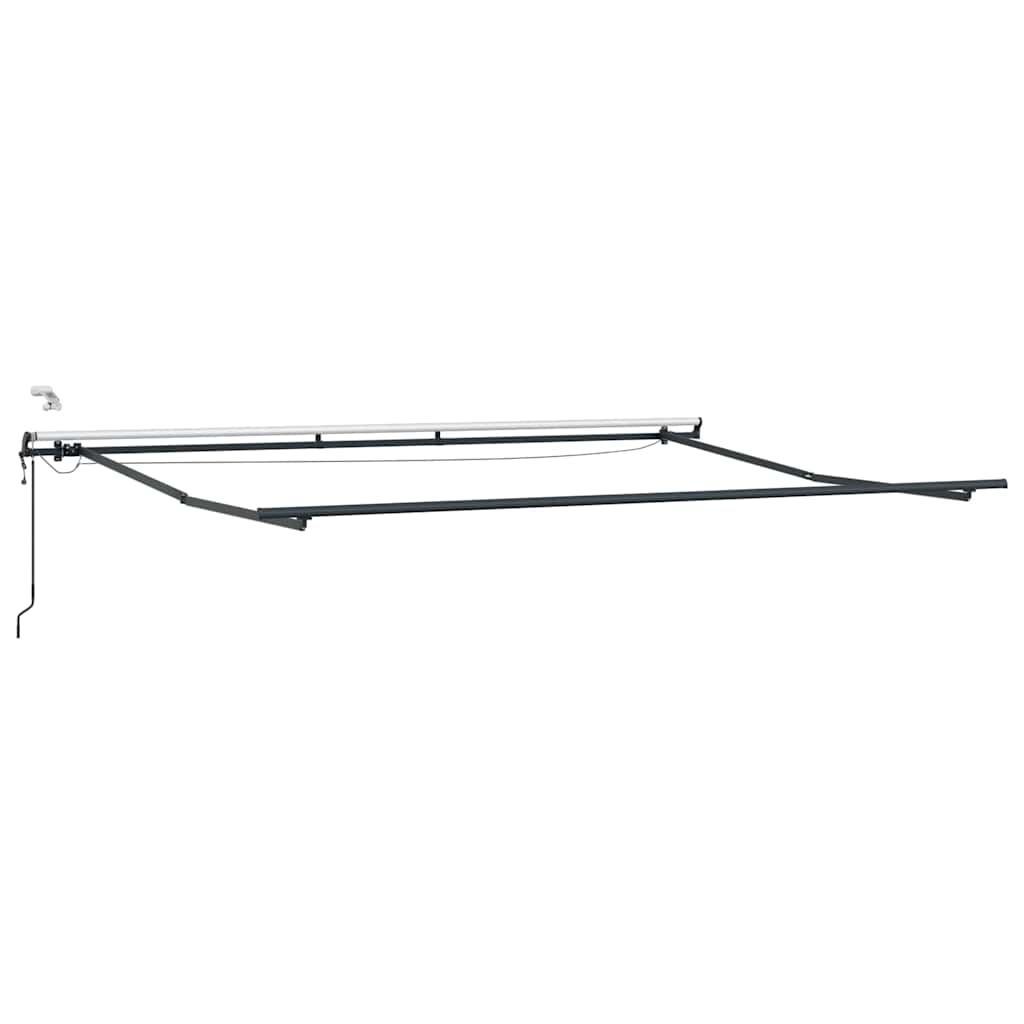 Luifel Automatisch Uittrekbaar Met Led's Bordeaux Bordeauxrood 450 x 300 cm
