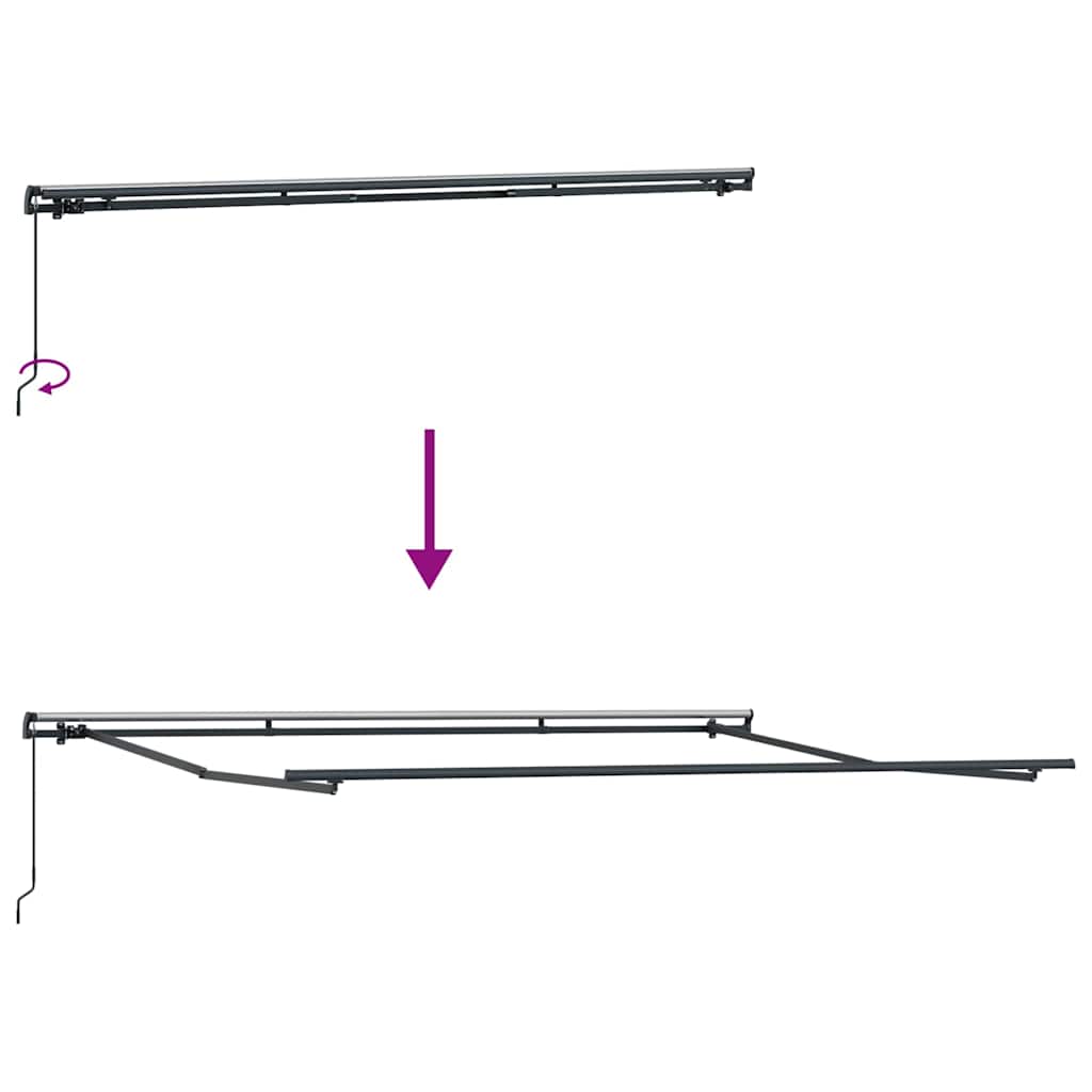 Luifel Handmatig Uittrekbaar 500 x 300 cm