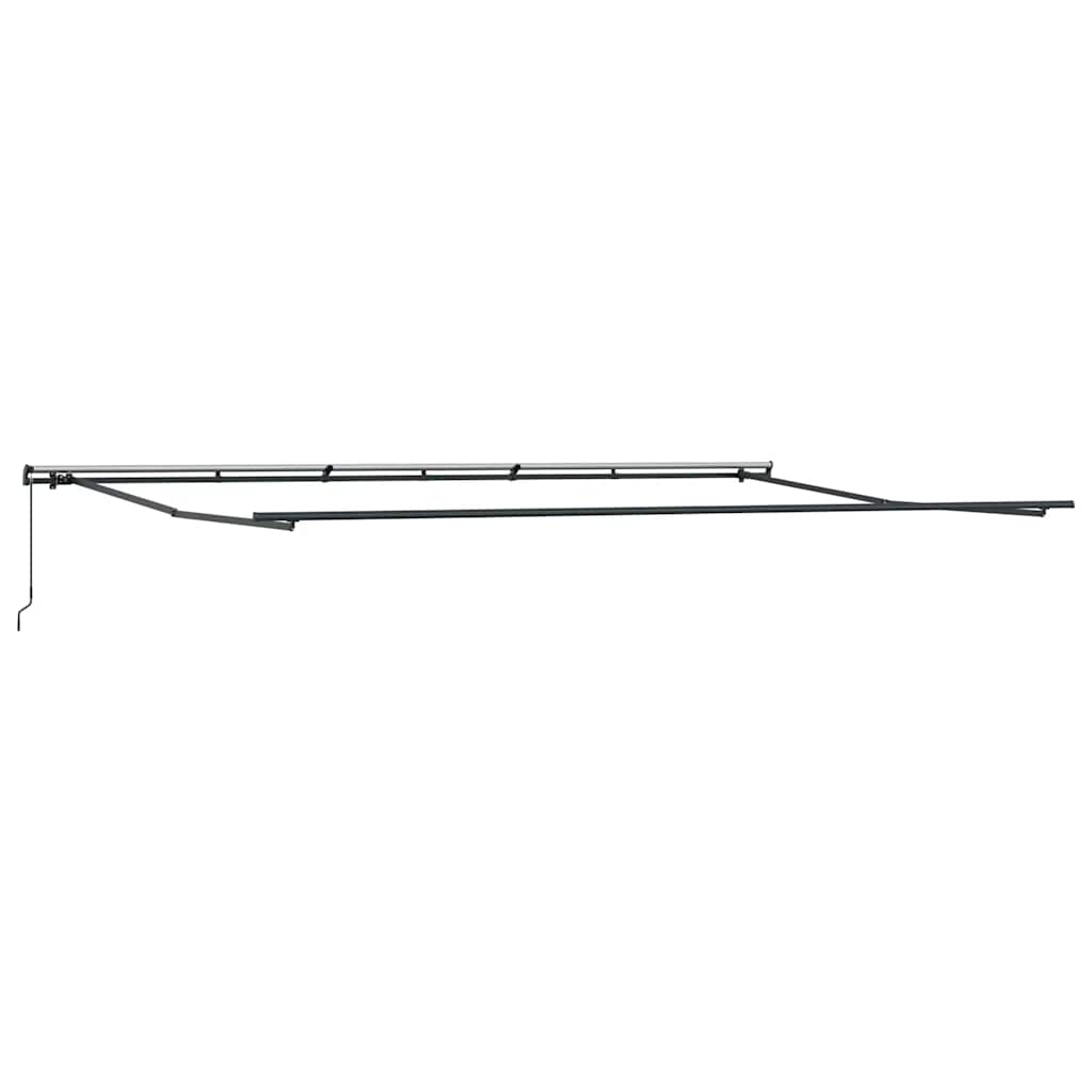 Luifel handmatig uittrekbaar 600x300 cm bordeauxrood