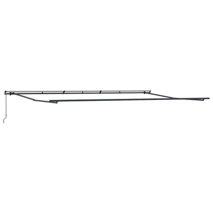 Luifel handmatig uittrekbaar 600x300 cm bordeauxrood