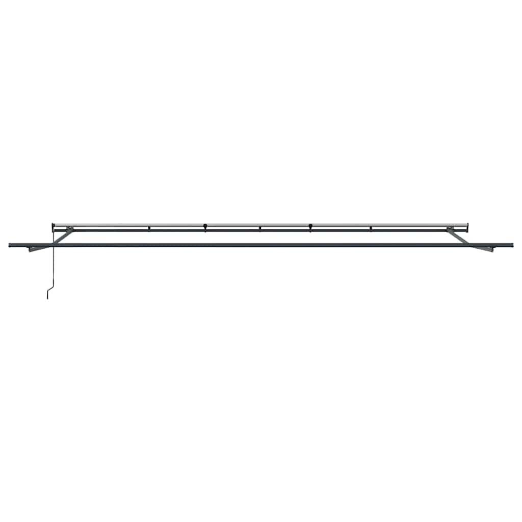 Luifel handmatig uittrekbaar 600x300 cm bordeauxrood