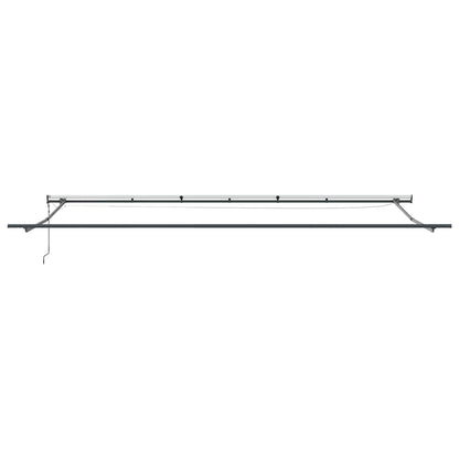 Luifel automatisch uittrekbaar met LED's 600x300 cm bordeaux