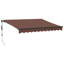 Luifel automatisch uittrekbaar 300x250 cm bruin