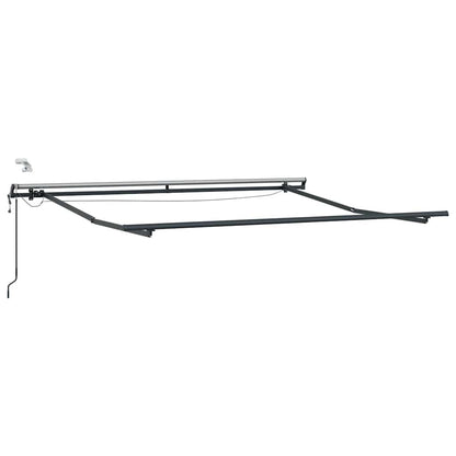 Luifel Automatisch Uittrekbaar Met Led's Bruin 300 x 250 cm