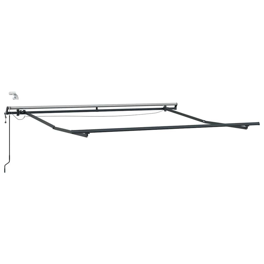Luifel Automatisch Uittrekbaar Met Led's Bruin 300 x 250 cm