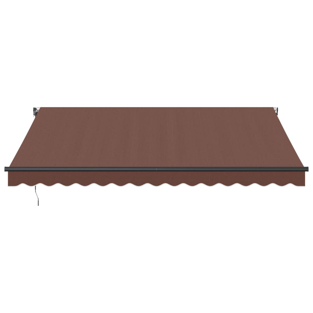 Luifel automatisch uittrekbaar 400x300 cm bruin