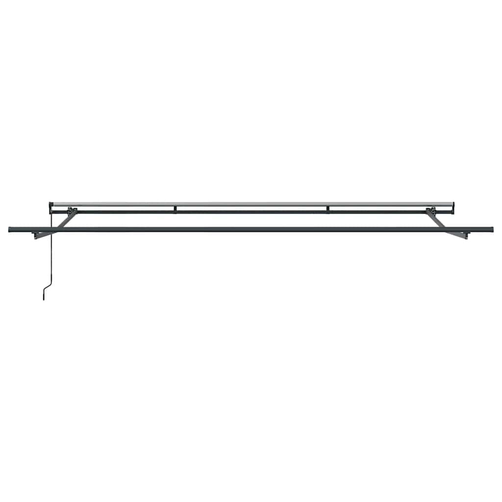 Luifel handmatig uittrekbaar 500x300 cm bruin