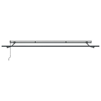 Luifel handmatig uittrekbaar 500x300 cm bruin