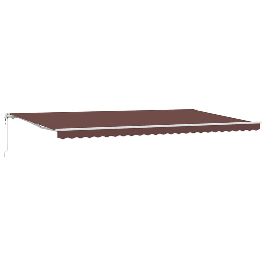 Luifel automatisch uittrekbaar 600x300 cm bruin
