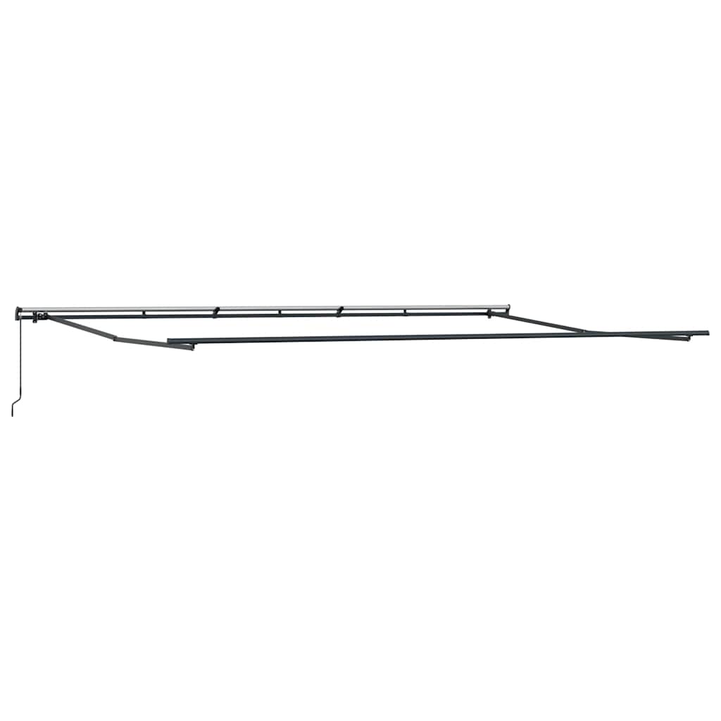 Luifel handmatig uittrekbaar 600x300 cm bruin