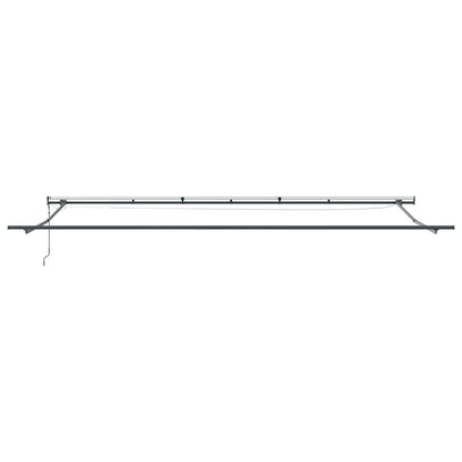 Luifel automatisch uittrekbaar met LED's 600x300 cm bruin