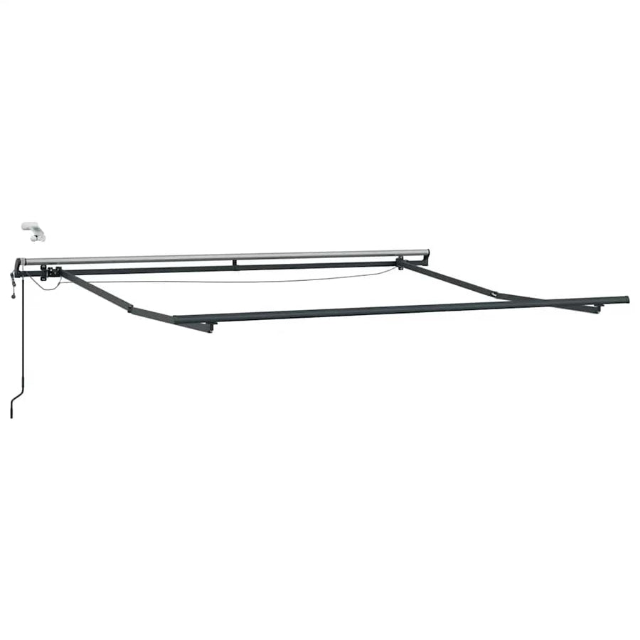 Luifel Automatisch Uittrekbaar Led Antraciet En Wit 300 x 250 cm