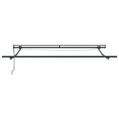 Luifel Automatisch Uittrekbaar Led Antraciet En Wit 300 x 250 cm