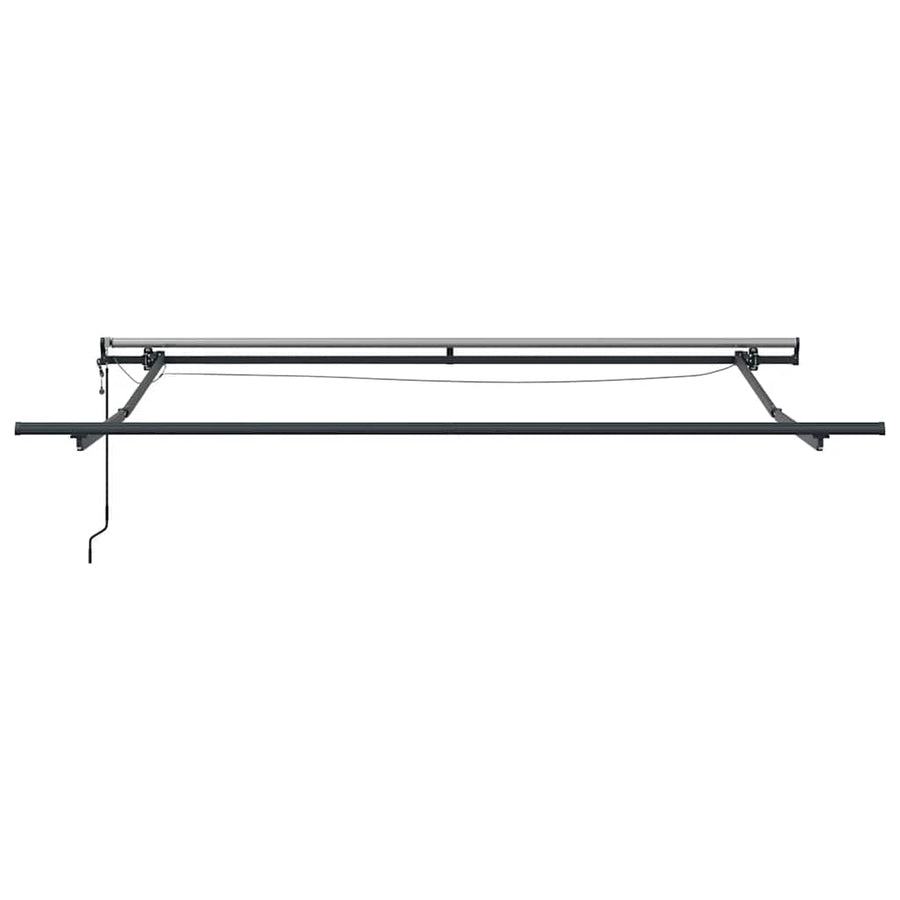 Luifel Automatisch Uittrekbaar Led Antraciet En Wit 300 x 250 cm