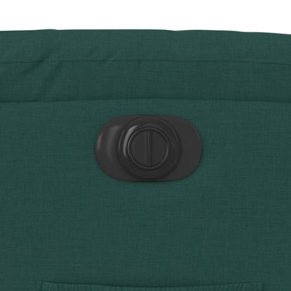 Fauteuil verstelbaar elektrisch stof donkergroen