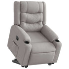 Recliner adjustable fabric cloud grey