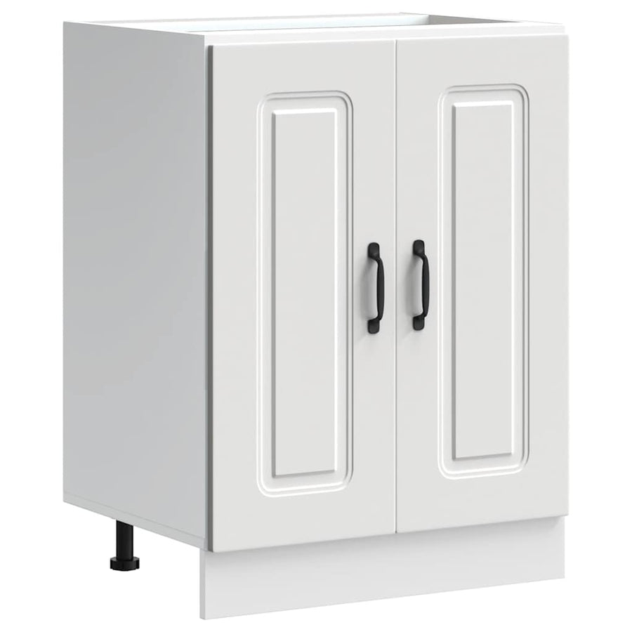 Spoelbakonderkast Kalmar 60x46x81,5 cm bewerkt hout wit