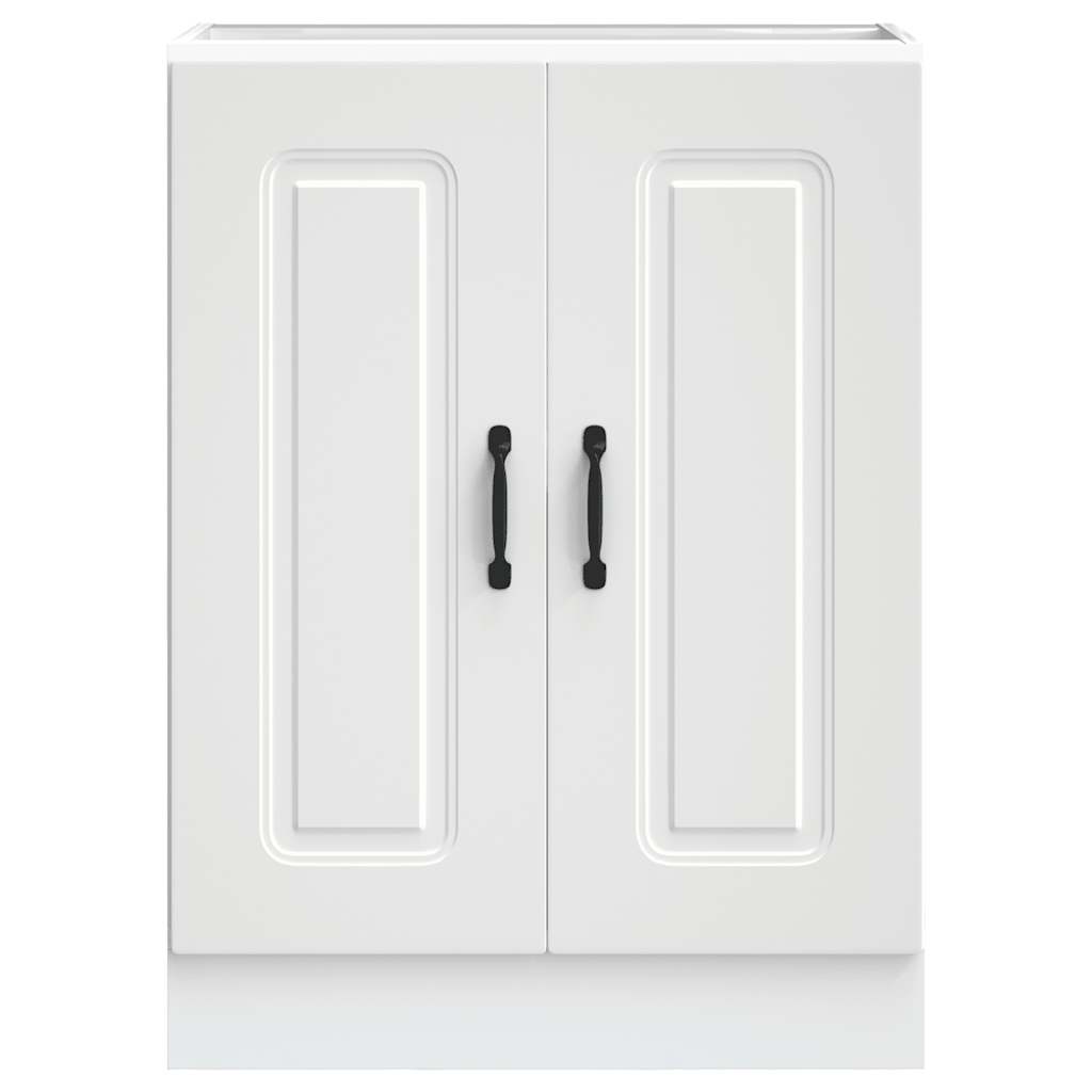 Spoelbakonderkast Kalmar 60x46x81,5 cm bewerkt hout wit