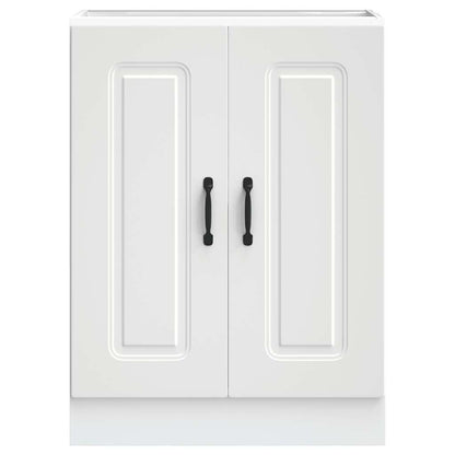 Spoelbakonderkast Kalmar 60x46x81,5 cm bewerkt hout wit