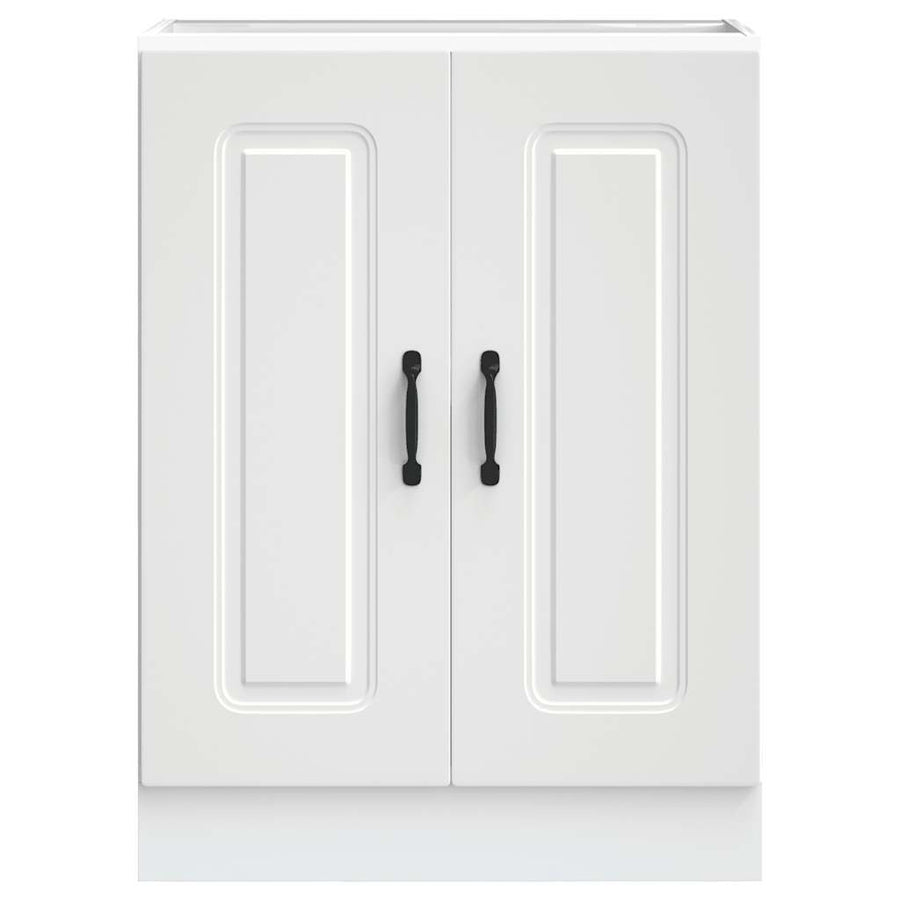 Spoelbakonderkast Kalmar 60x46x81,5 cm bewerkt hout wit
