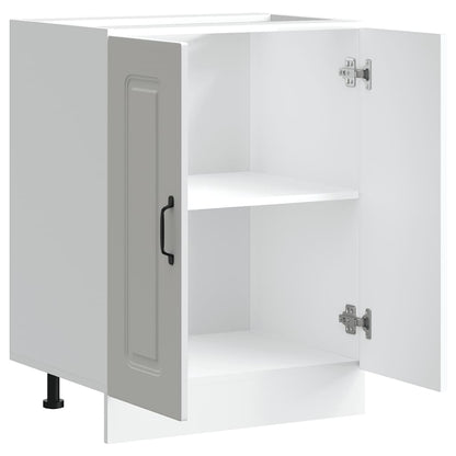 Spoelbakonderkast Kalmar 60x46x81,5 cm bewerkt hout wit