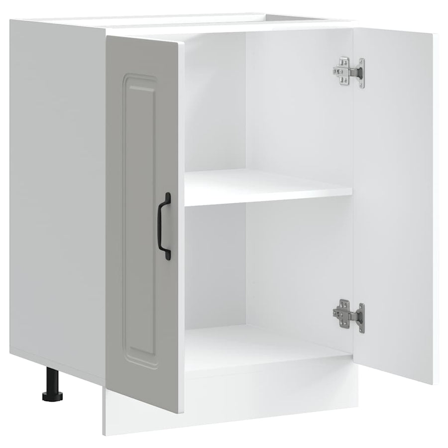 Spoelbakonderkast Kalmar 60x46x81,5 cm bewerkt hout wit