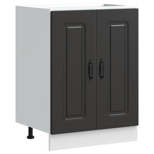 Spoelbakonderkast Kalmar 60x46x81,5 cm bewerkt hout zwart