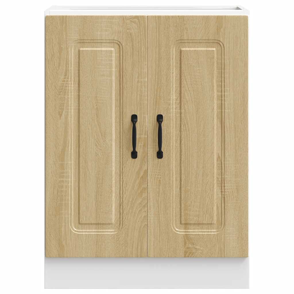 Spoelbakonderkast Kalmar 60x46x81,5cm bewerkt hout sonoma eiken